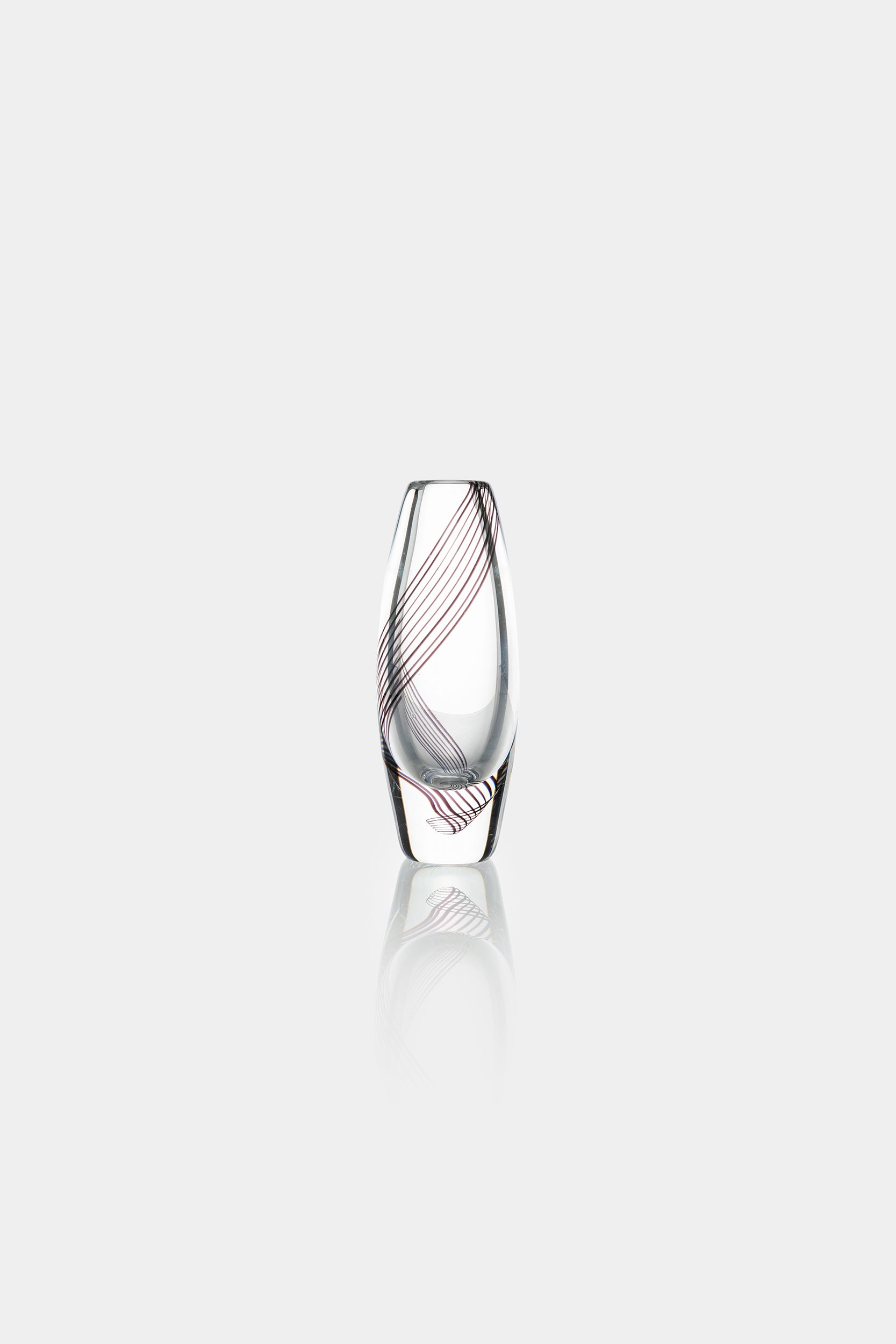 Vicke Lindstrand, Kosta Boda, Art Glas Vase, Schweden, 50er