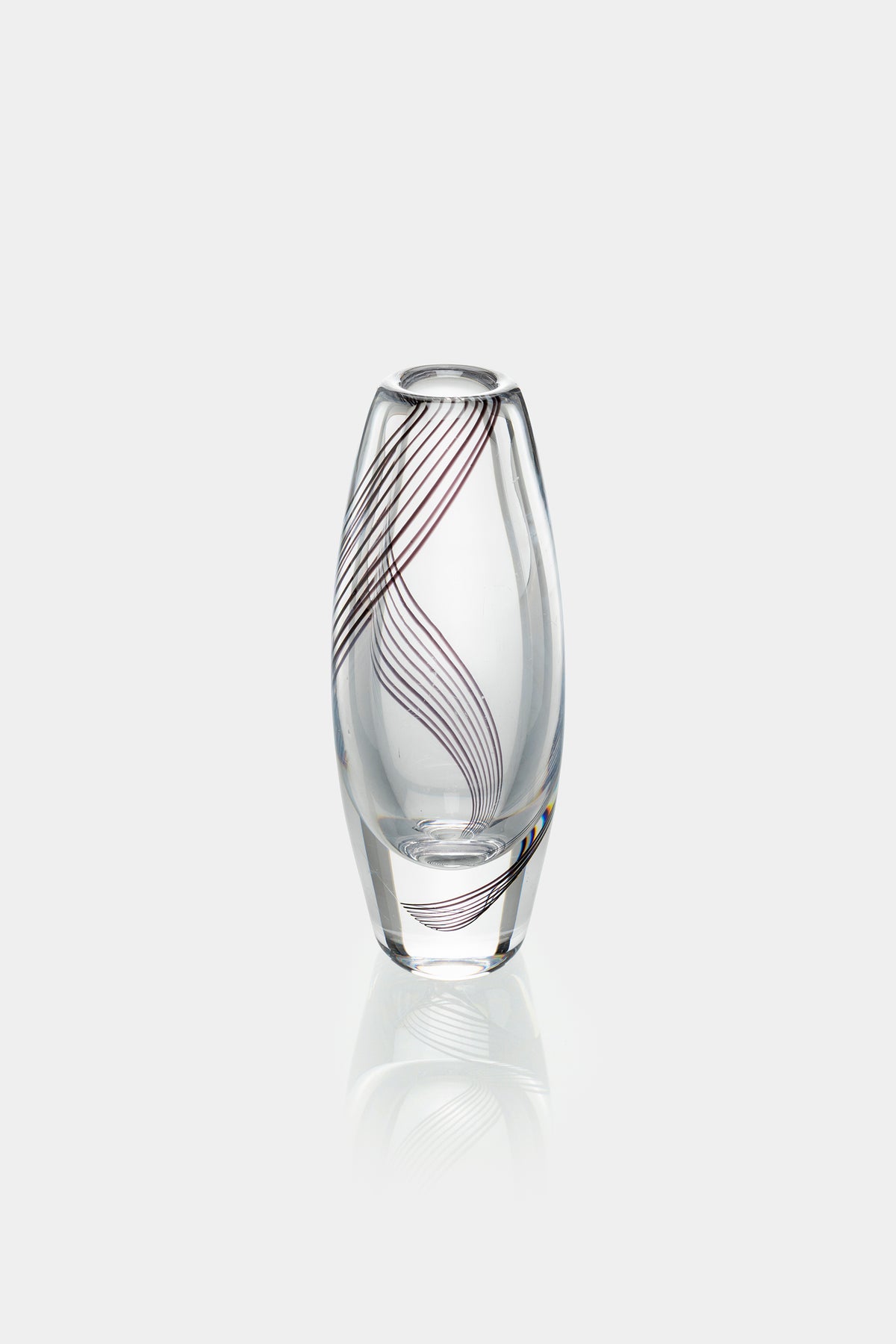 Vicke Lindstrand, Kosta Boda, Art Glass Vase, Sweden, 50s