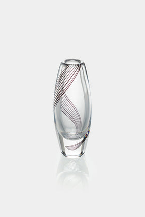 Vicke Lindstrand, Kosta Boda, Art Glas Vase, Schweden, 50er