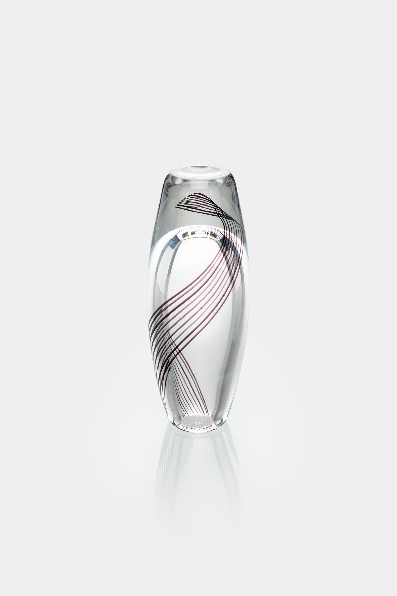 Vicke Lindstrand, Kosta Boda, Art Glas Vase, Schweden, 50er