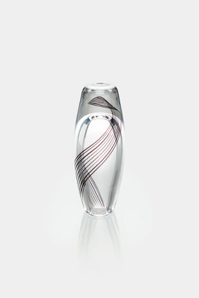 Vicke Lindstrand, Kosta Boda, Art Glas Vase, Schweden, 50er