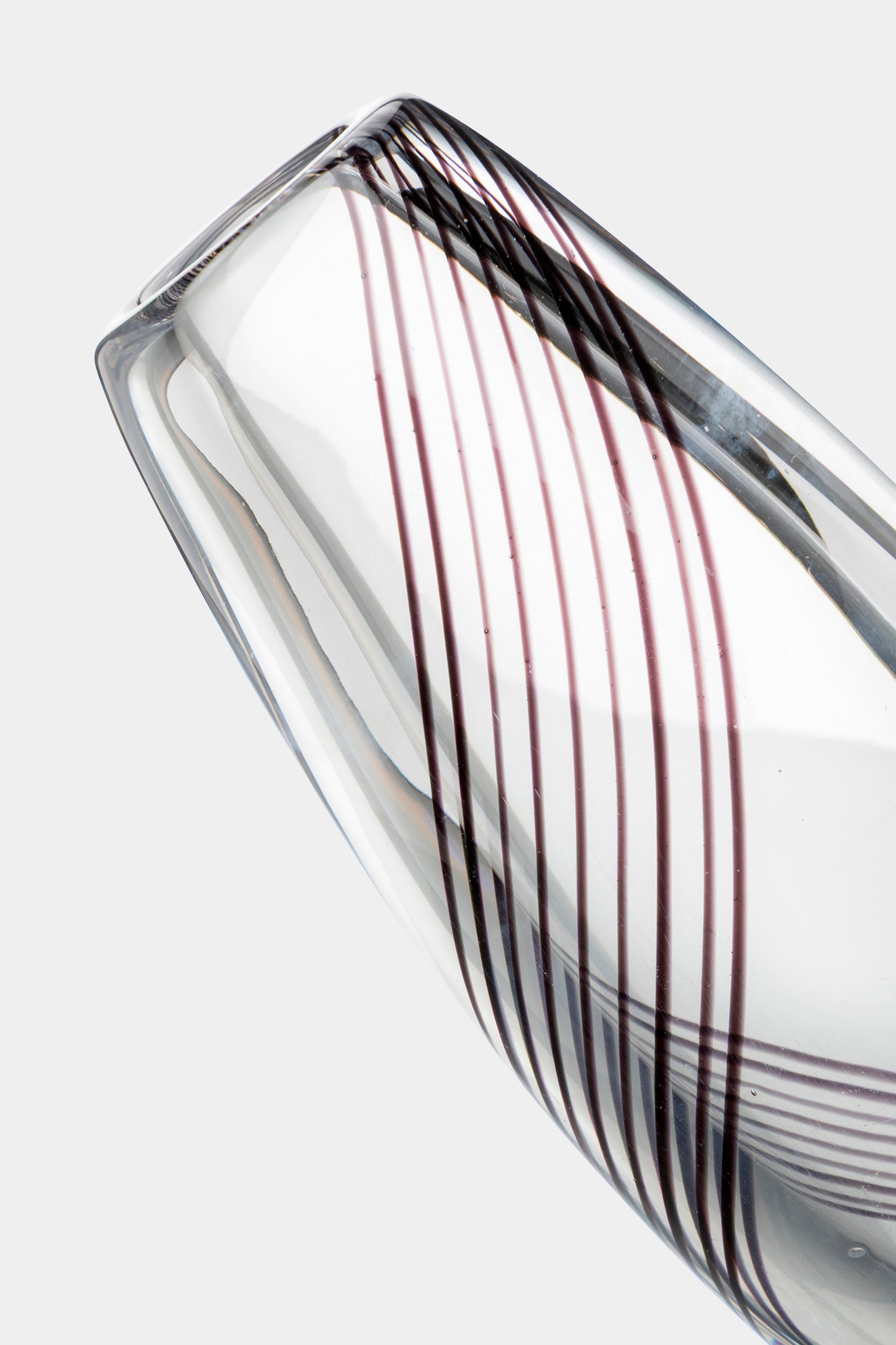 Vicke Lindstrand, Kosta Boda, Art Glas Vase, Schweden, 50er