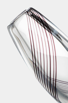 Vicke Lindstrand, Kosta Boda, Art Glas Vase, Schweden, 50er