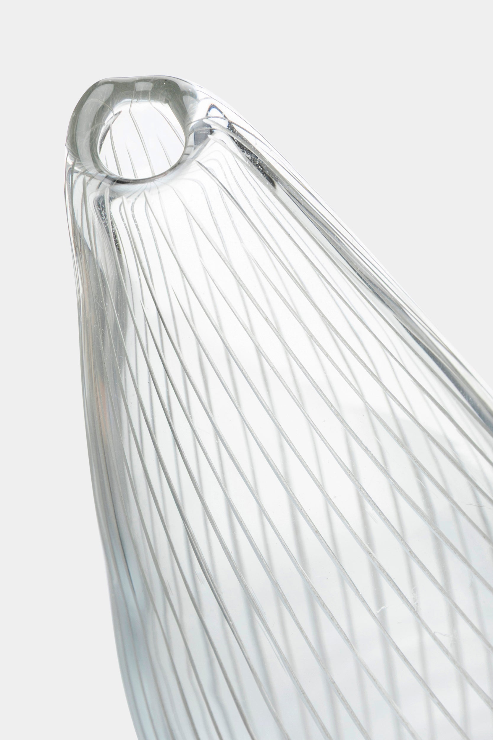 Tapio Wirkkala, Iittala, engraved glass vase J1673, Finland, 50s