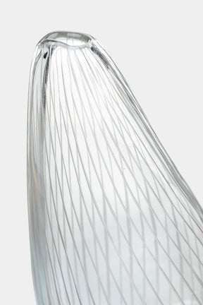 Tapio Wirkkala, Iittala, engraved glass vase J1673, Finland, 50s