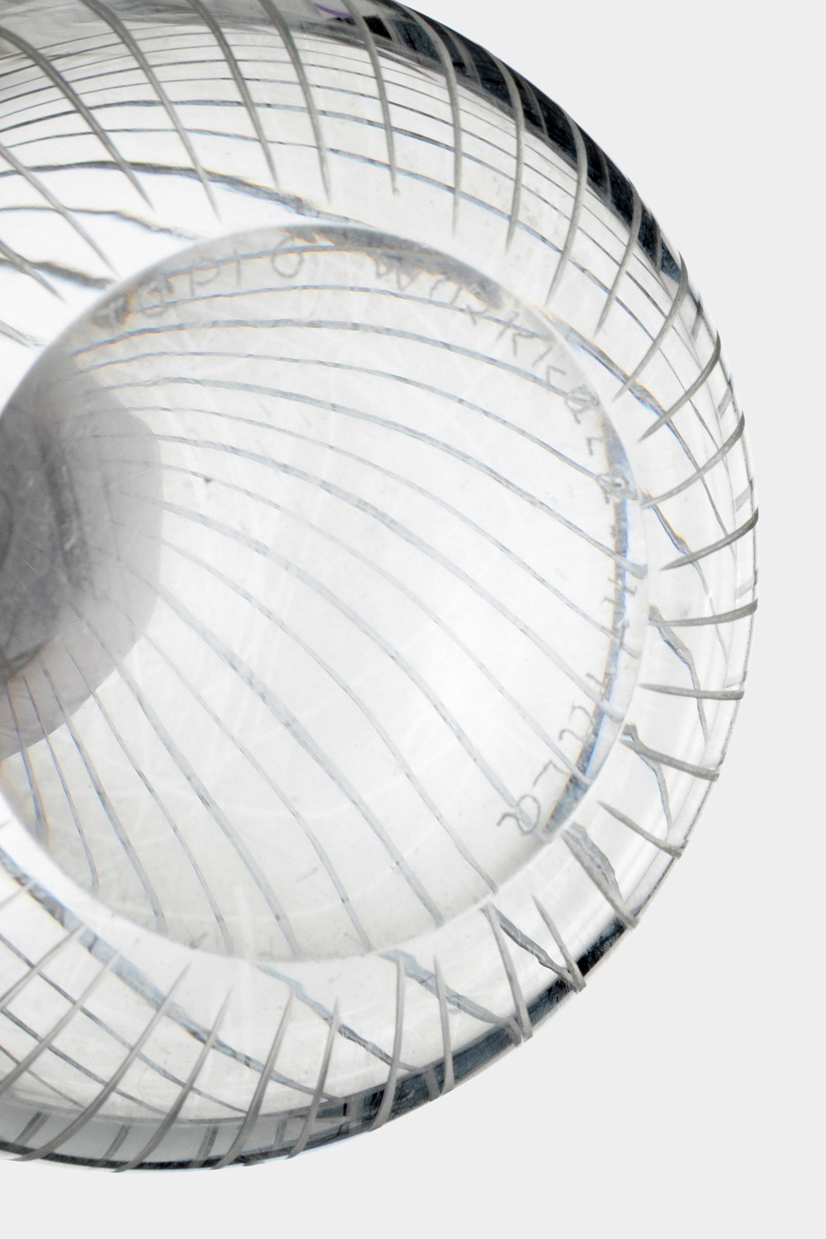 Tapio Wirkkala, Iittala, engraved glass vase J1673, Finland, 50s