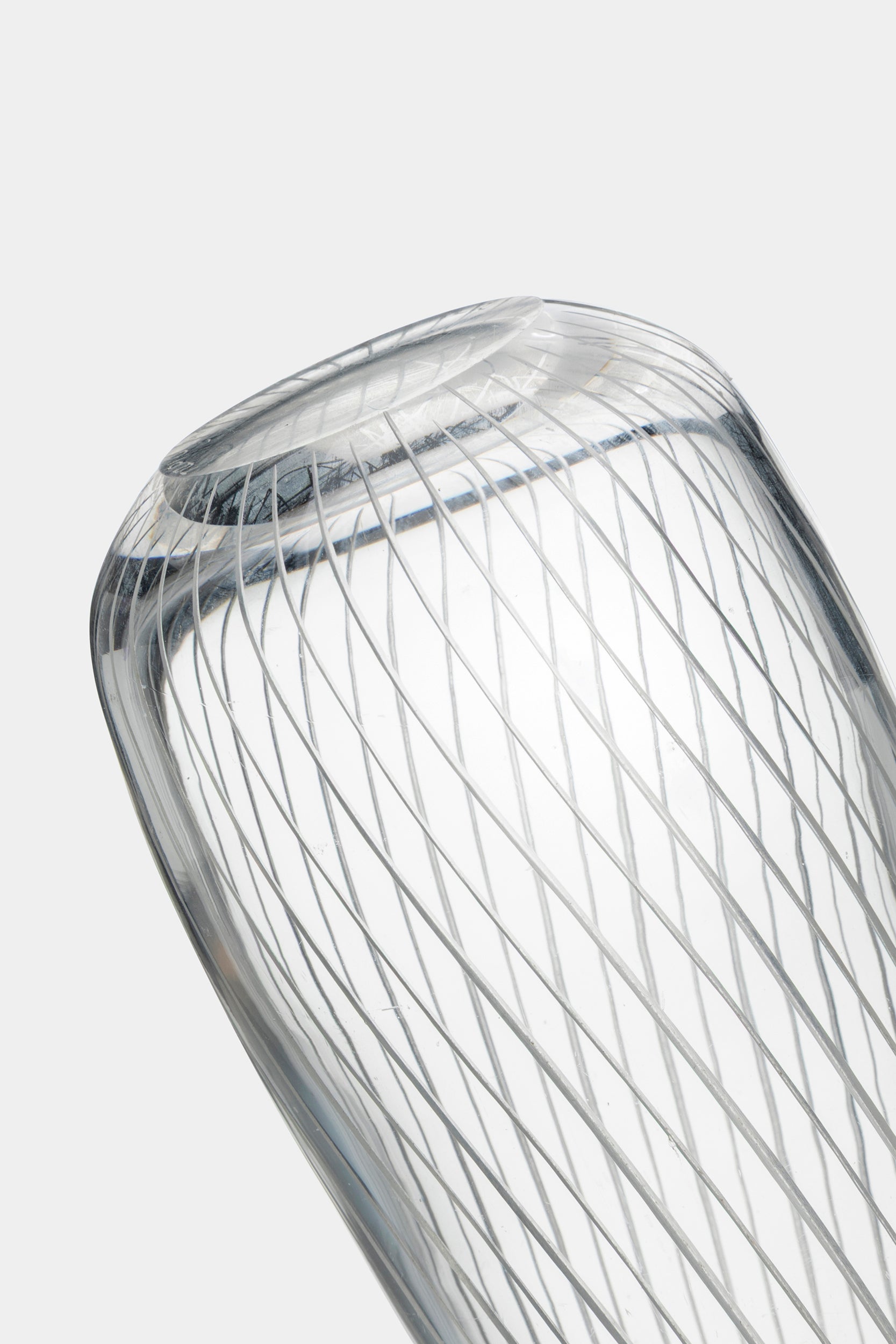 Tapio Wirkkala, Iittala, engraved glass vase J1673, Finland, 50s