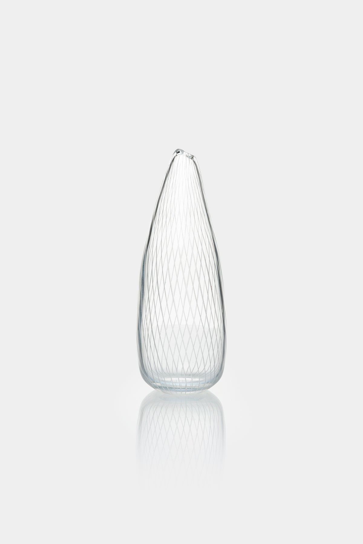 Tapio Wirkkala, Iittala, engraved glass vase J1673, Finland, 50s