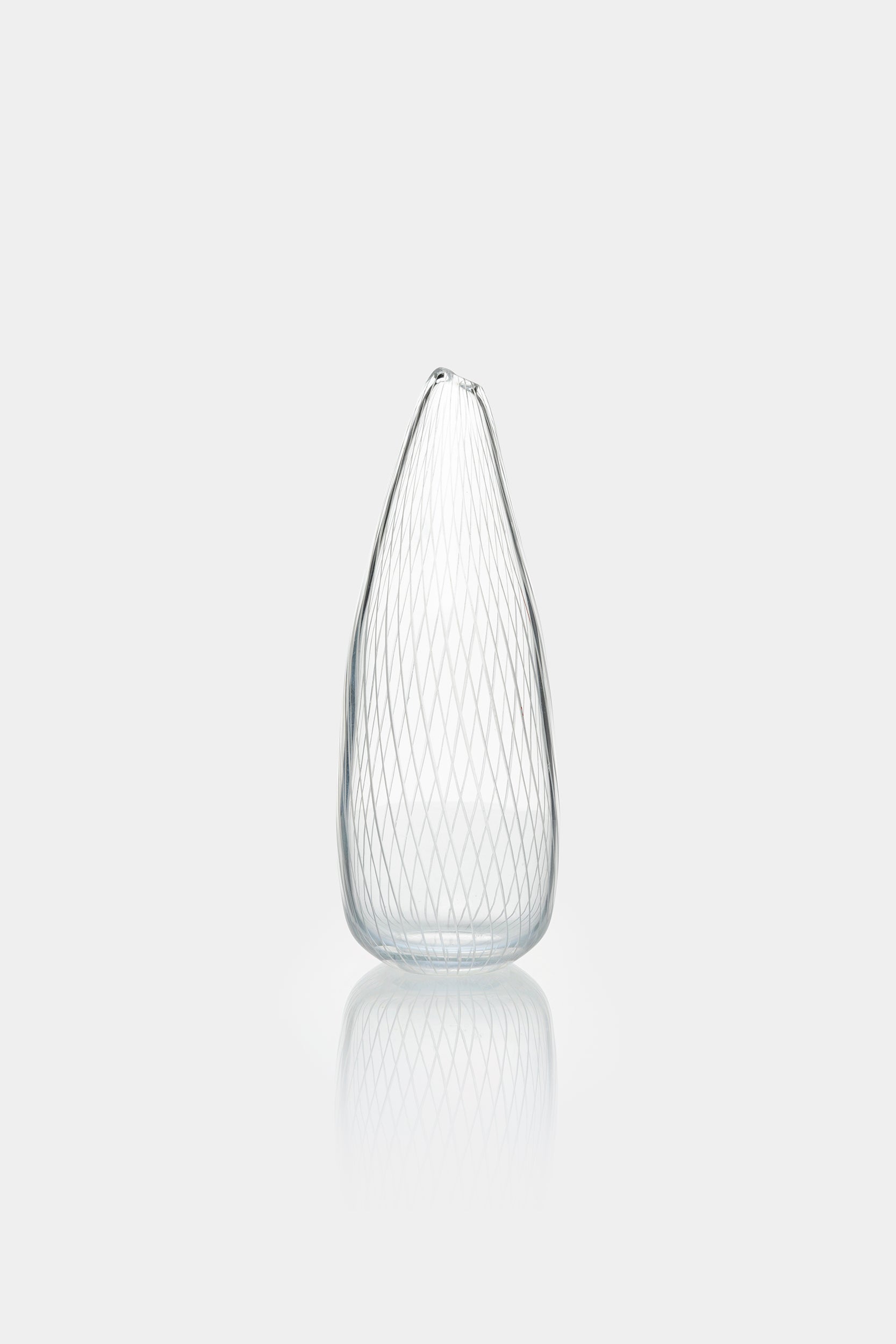 Tapio Wirkkala, Iittala, engraved glass vase J1673, Finland, 50s
