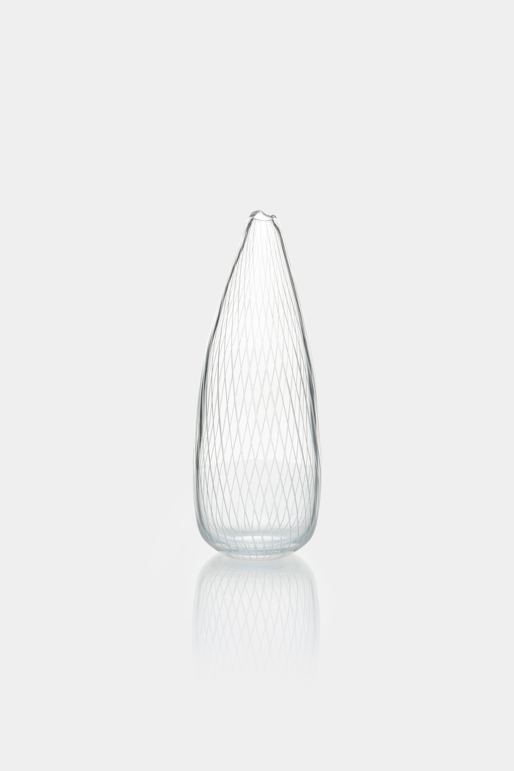 Tapio Wirkkala, Iittala, engraved glass vase J1673, Finland, 50s