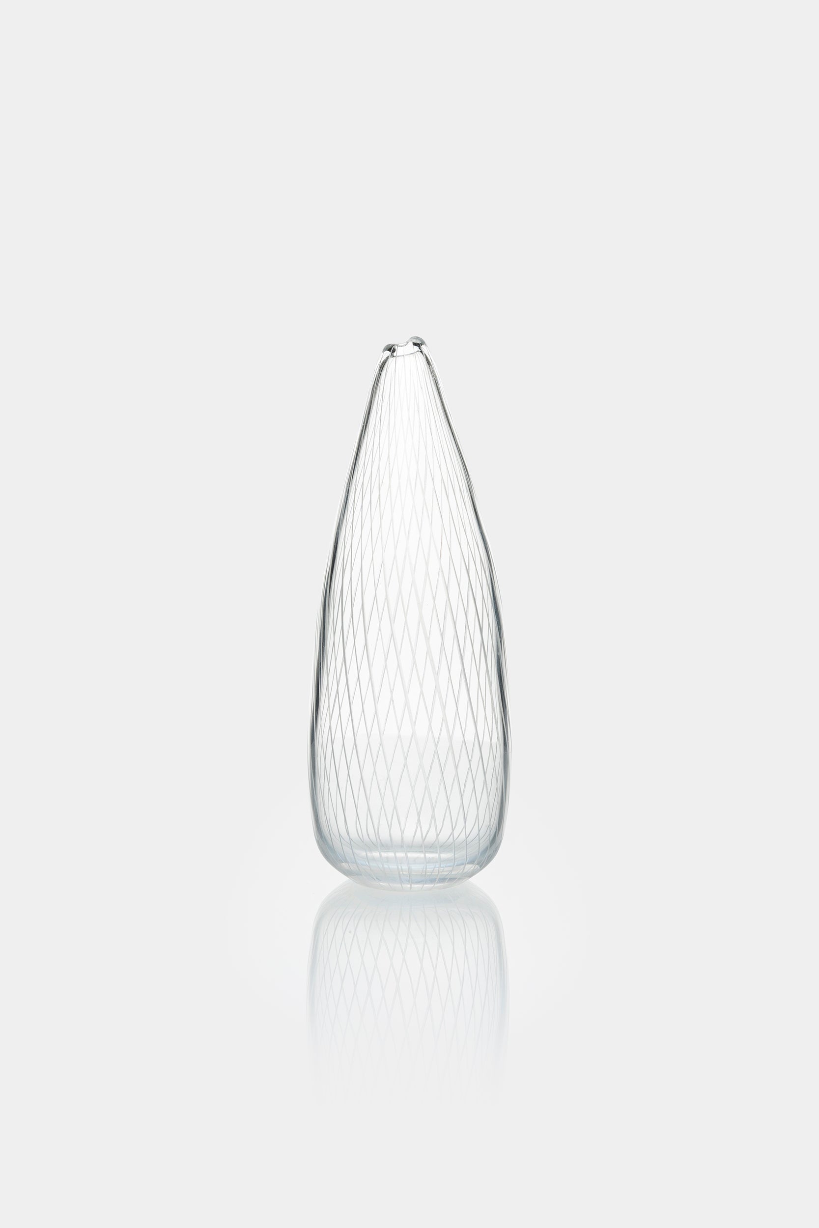 Tapio Wirkkala, Iittala, engraved glass vase J1673, Finland, 50s