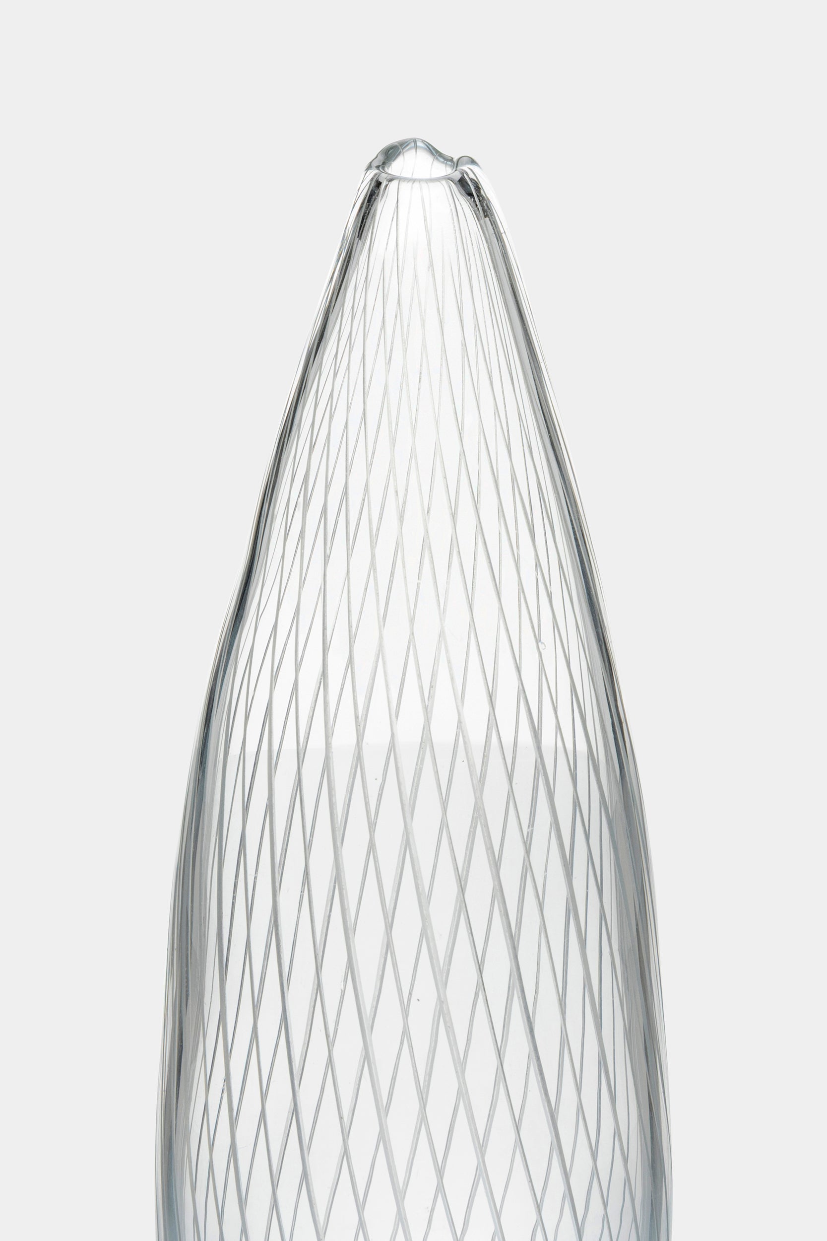 Tapio Wirkkala, Iittala, engraved glass vase J1673, Finland, 50s