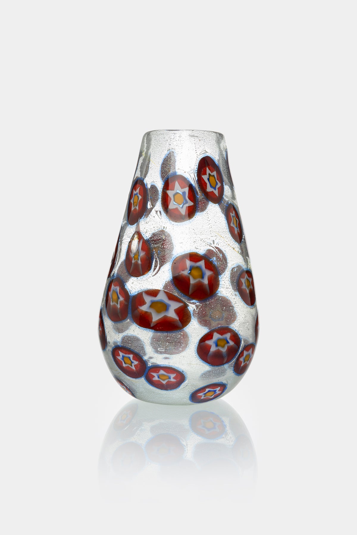 Ercole Barovier Murrine Glass Vase, 60s