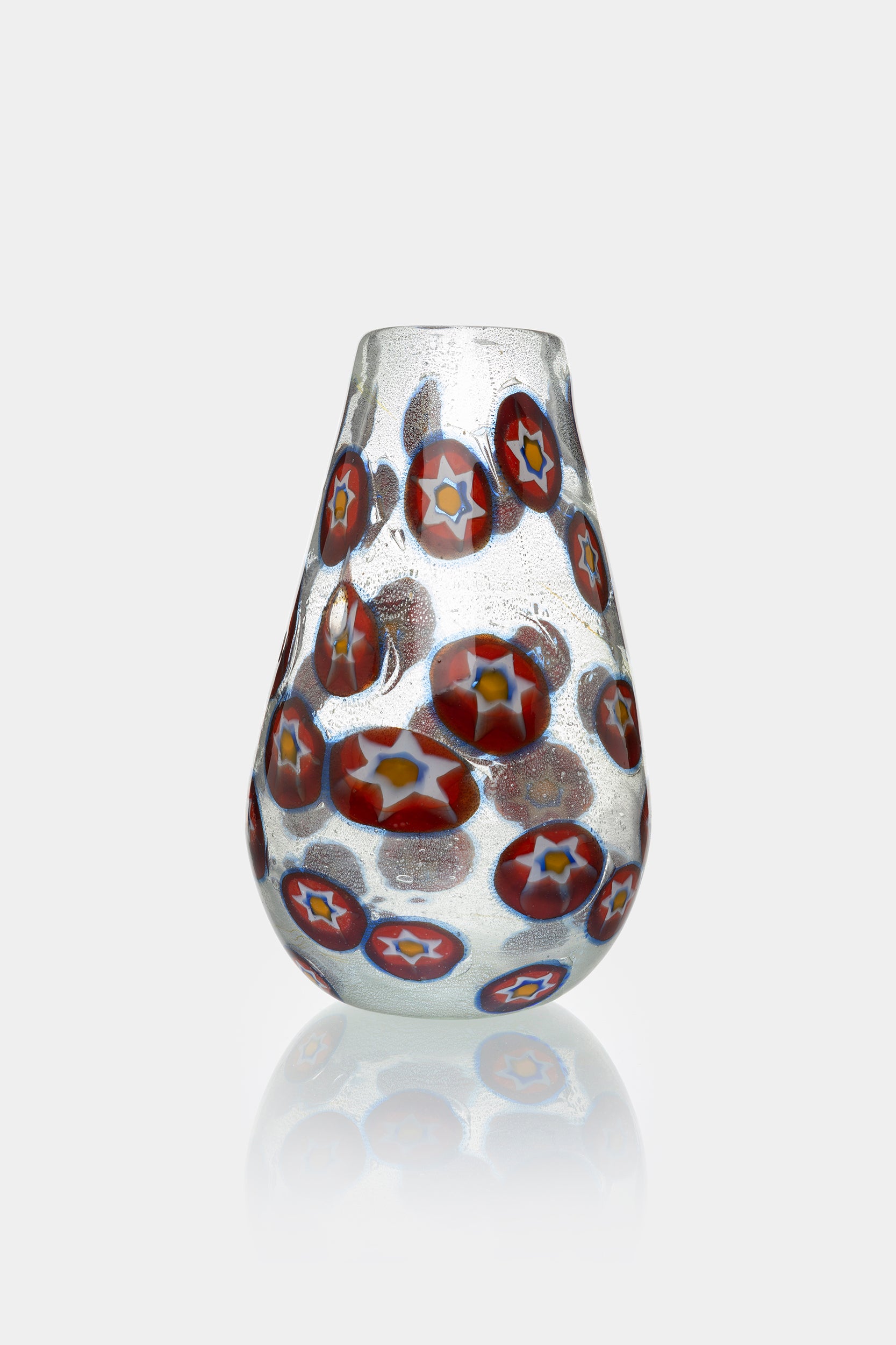 Ercole Barovier Murrine Glass Vase, 60s