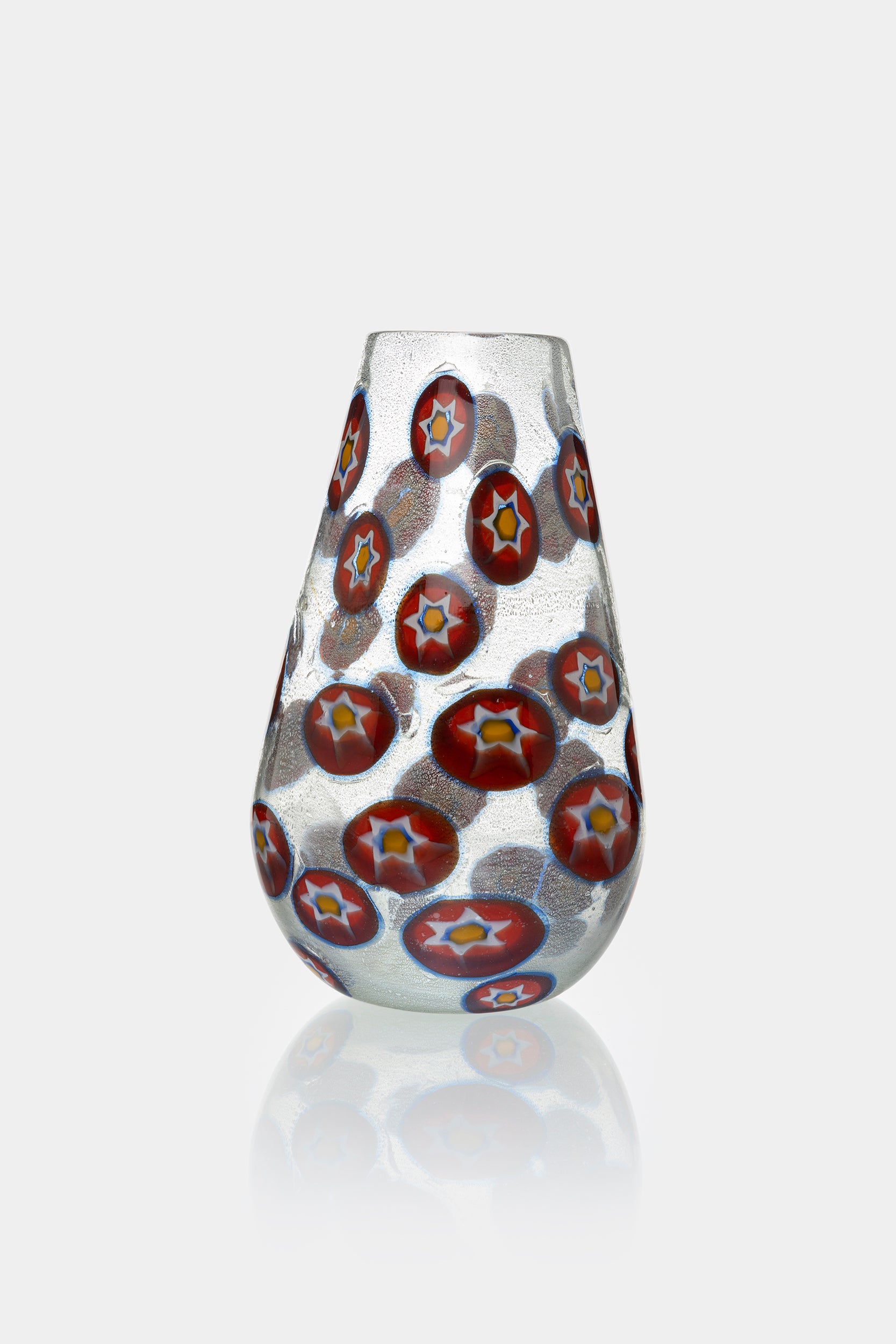 Ercole Barovier Murrine Glass Vase, 60s
