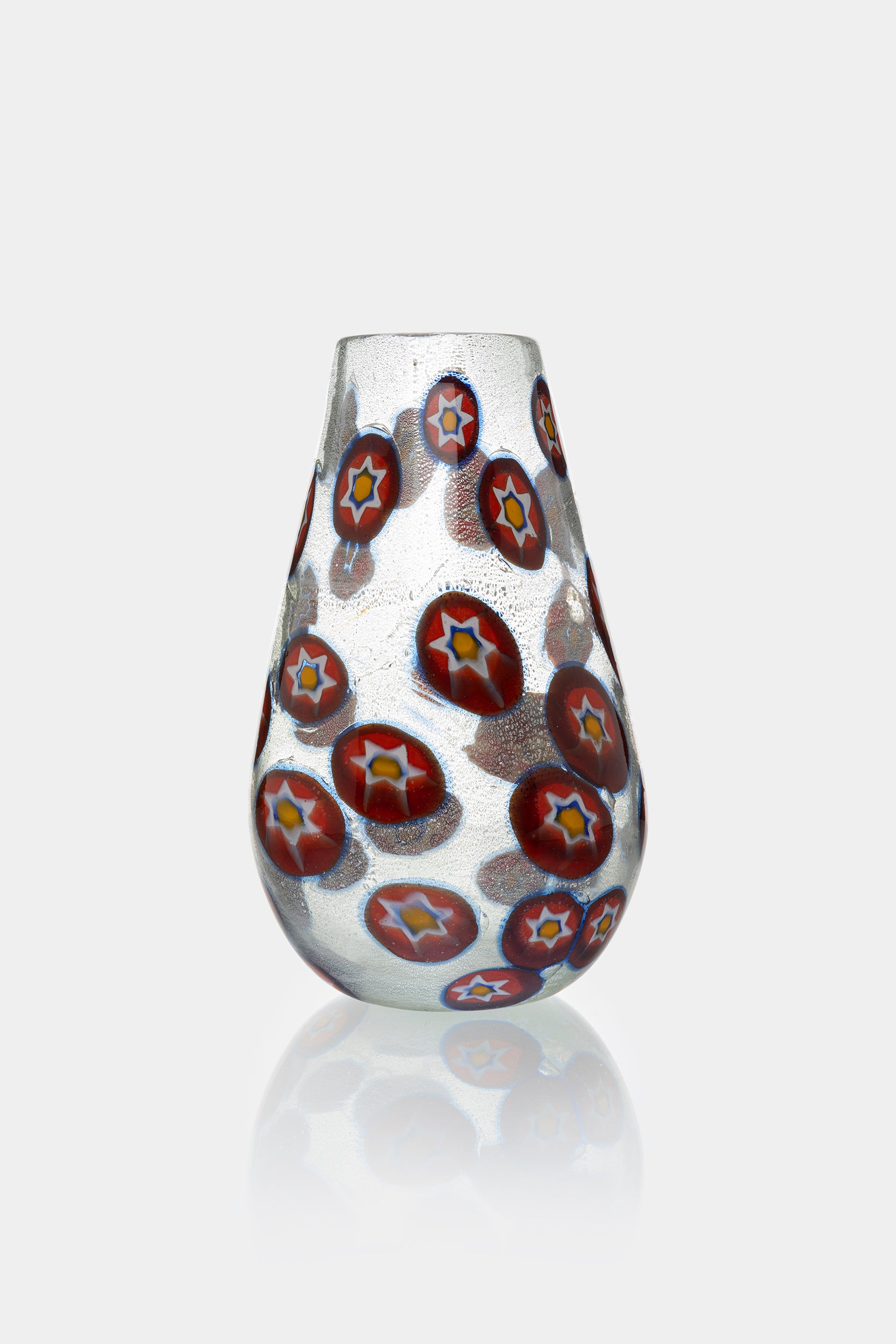 Ercole Barovier Murrine Glass Vase, 60s