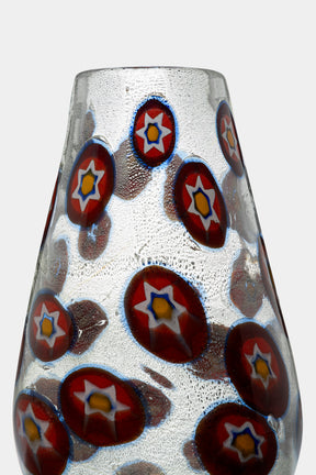 Ercole Barovier Murrine Glass Vase, 60s