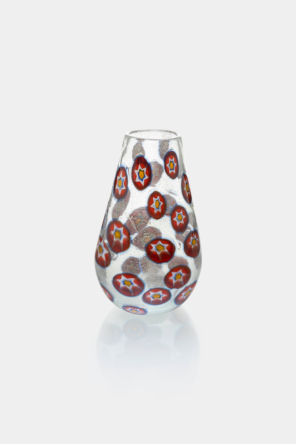 Ercole Barovier Murrine Glass Vase, 60s