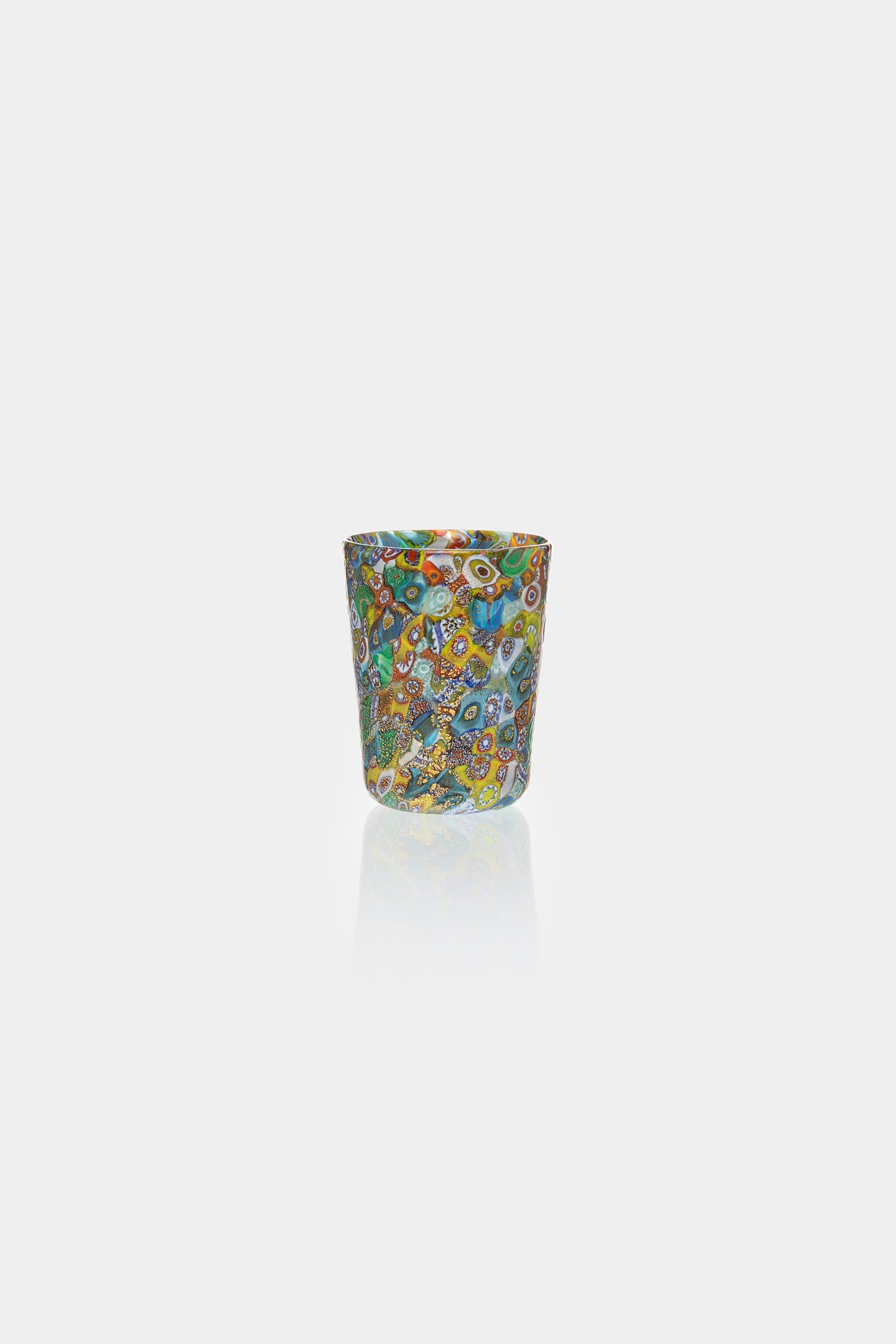 Fratelli Toso Murrine Bowl and Glass 50's