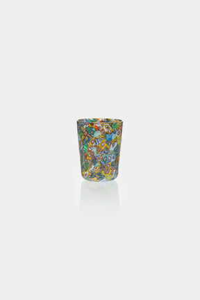 Fratelli Toso Murrine Bowl and Glass 50's