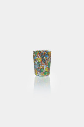 Fratelli Toso Murrine Bowl and Glass 50's