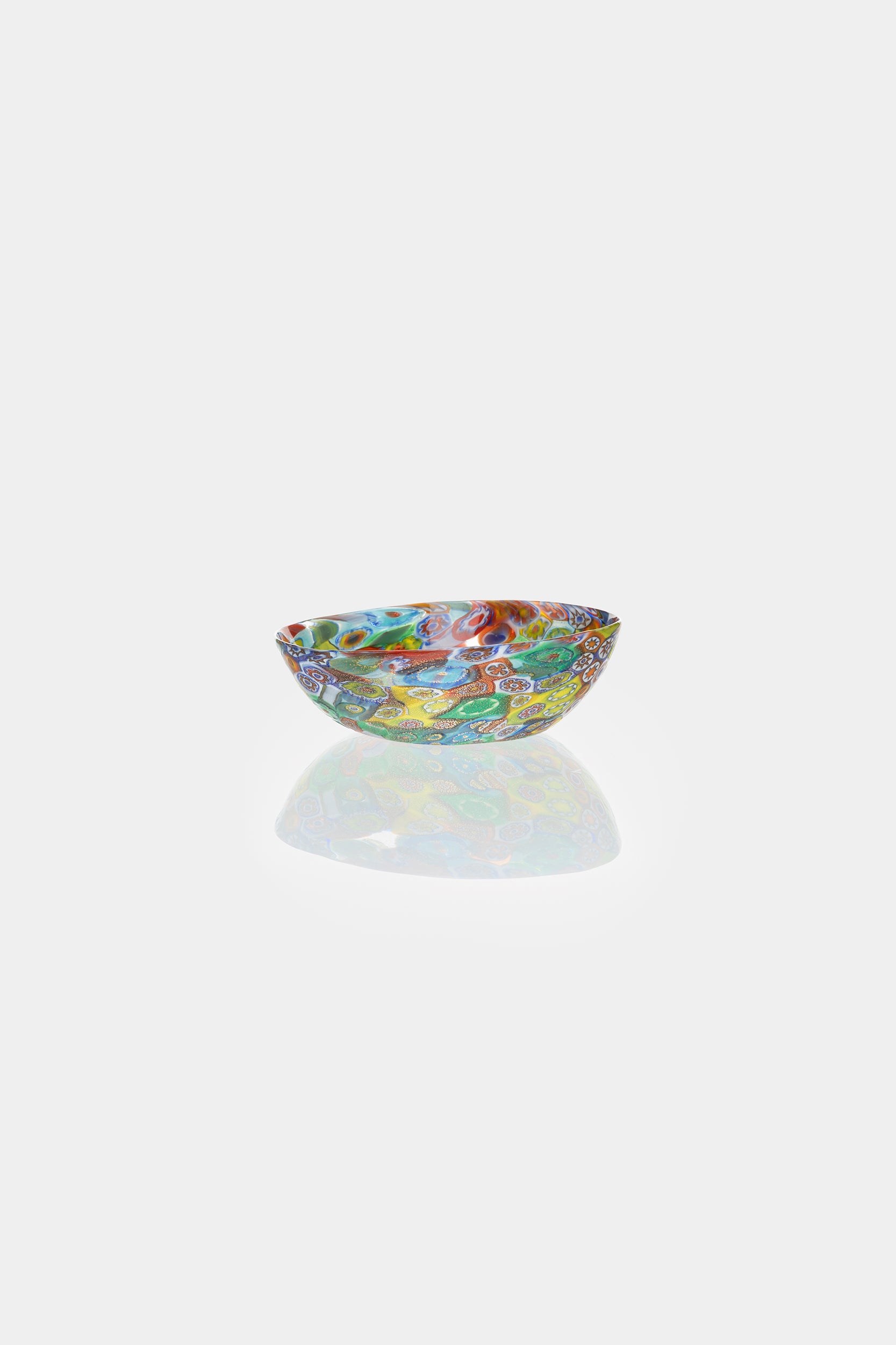 Fratelli Toso Murrine Bowl and Glass 50's