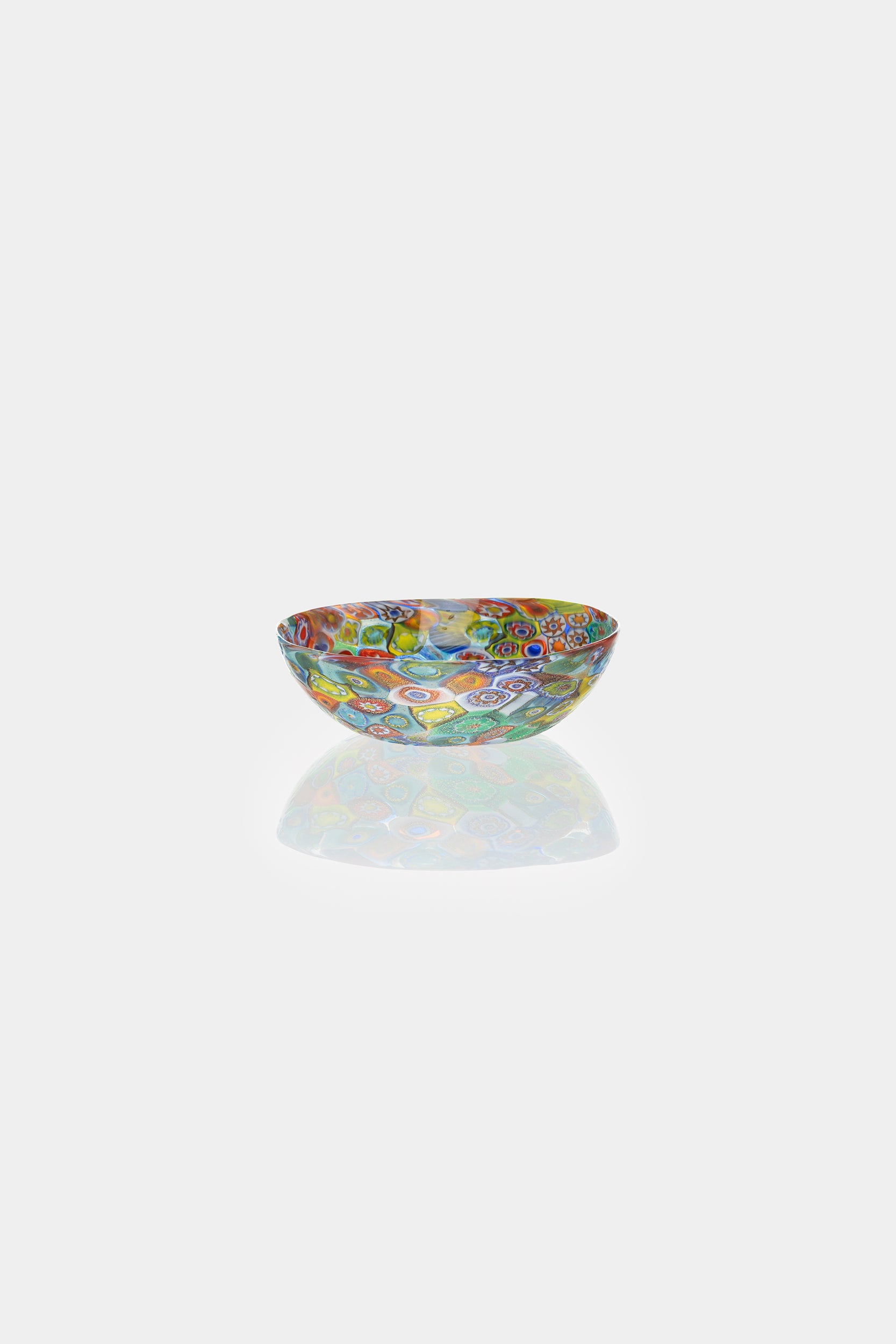 Fratelli Toso Murrine Bowl and Glass 50's