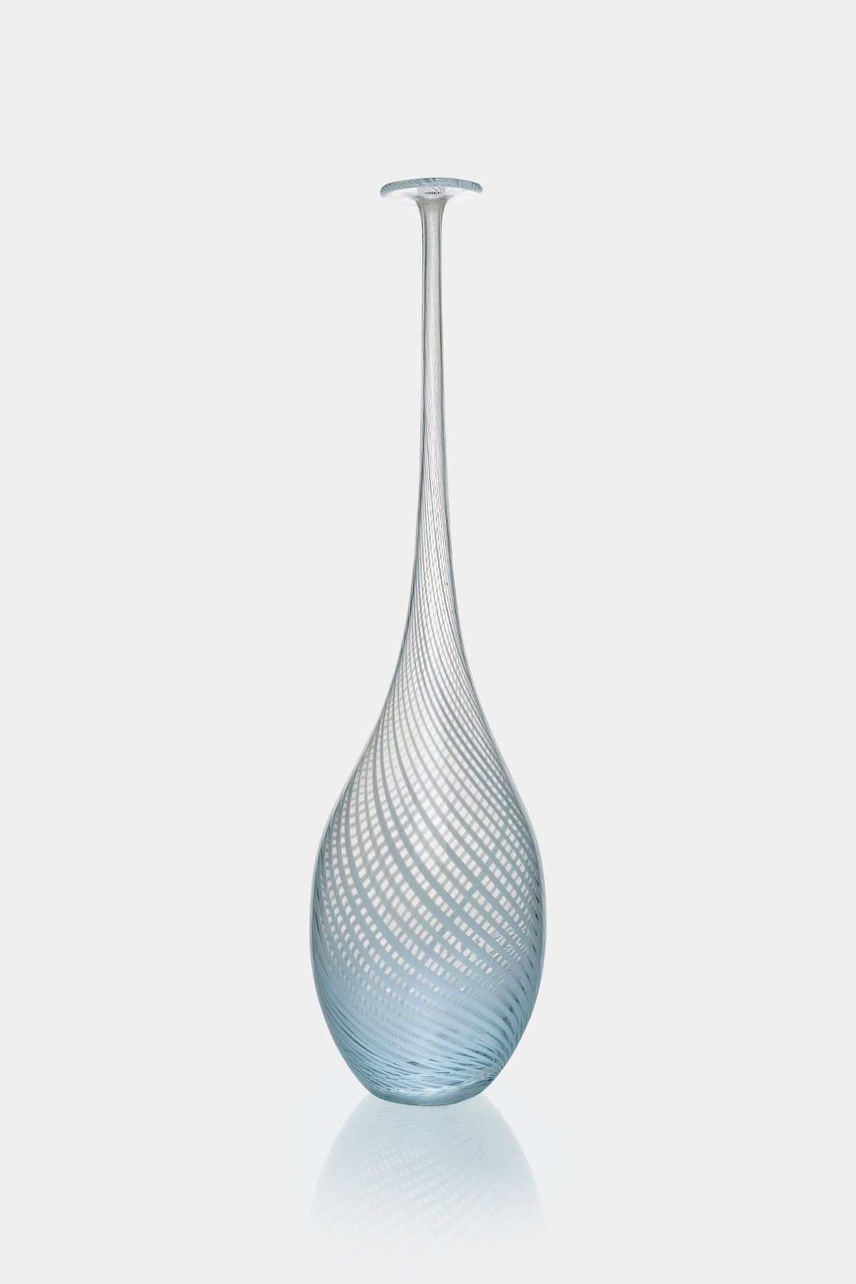 Dino Martens, large mezza filigree vase, 50s