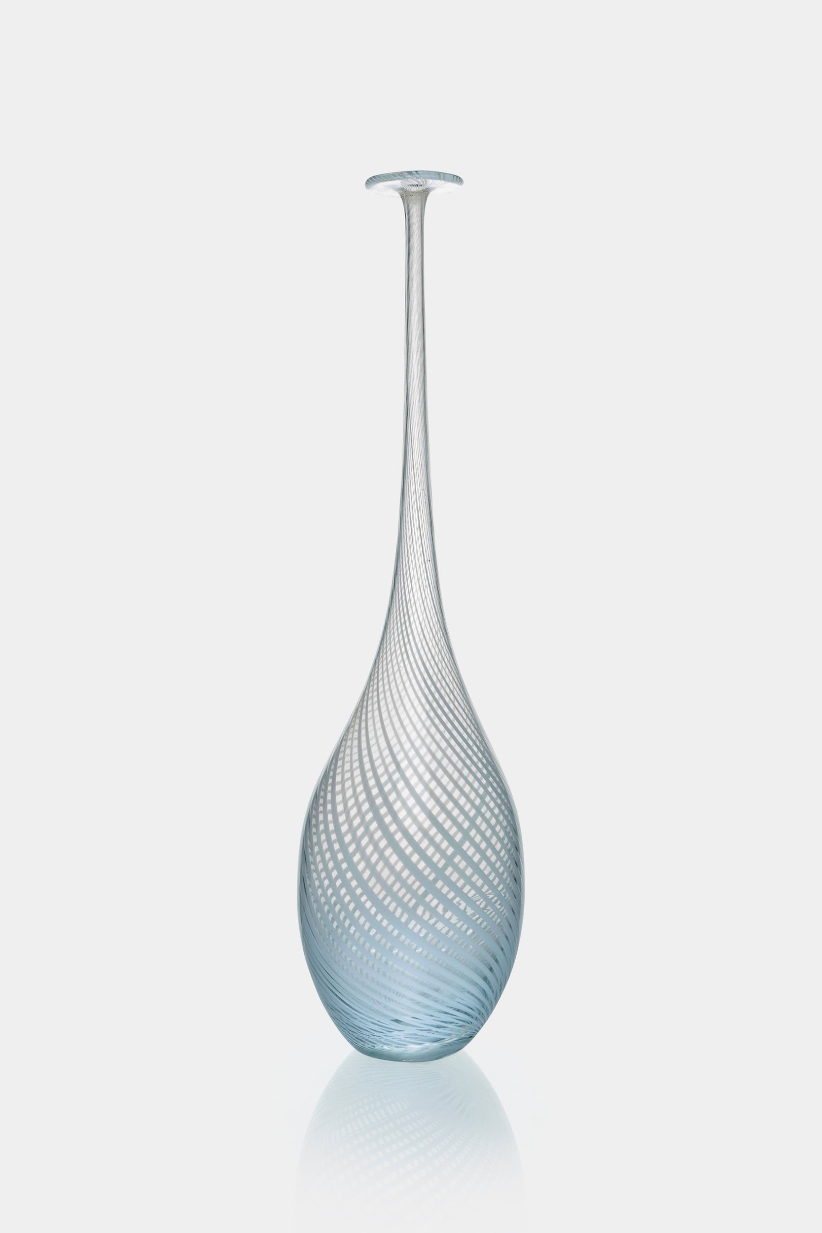 Dino Martens, large mezza filigree vase, 50s