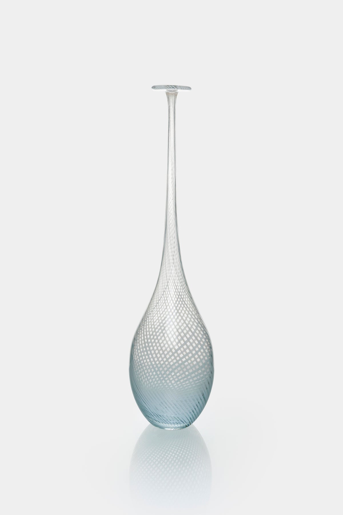 Dino Martens, large mezza filigree vase, 50s