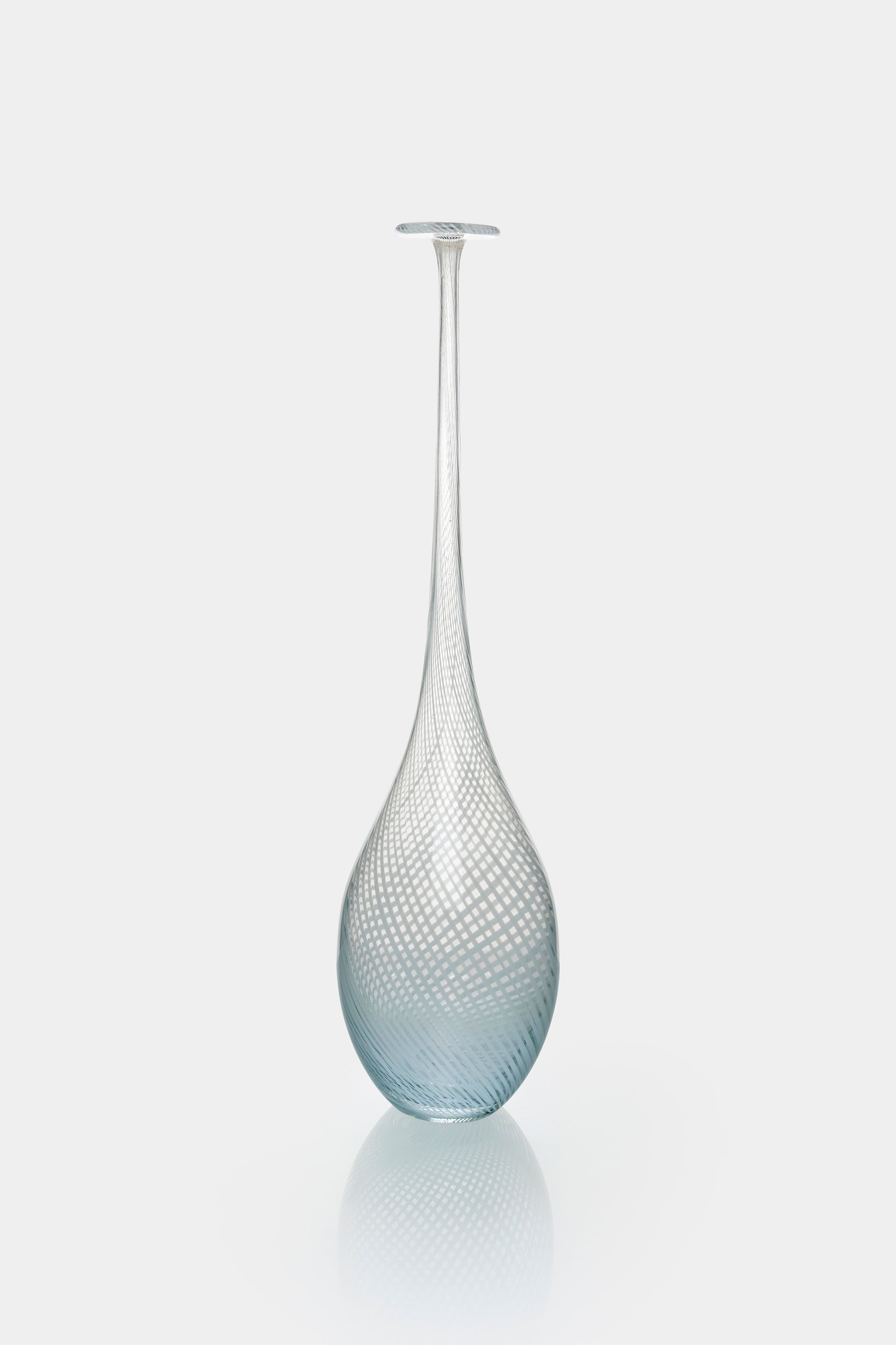 Dino Martens, large mezza filigree vase, 50s
