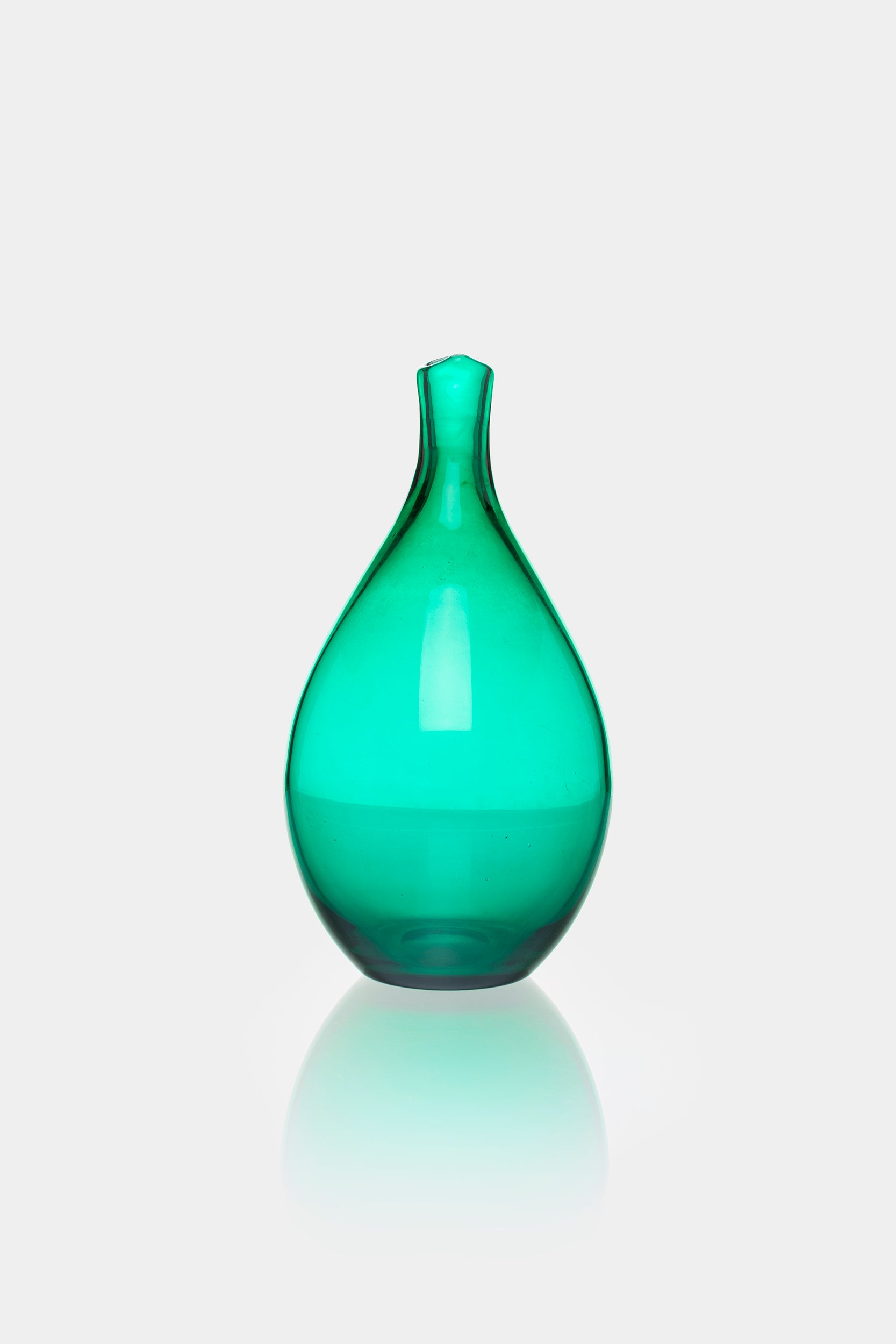 Monica Bratt, Reijmyre Glasbruk, Grüne Vase, Schweden, 50er