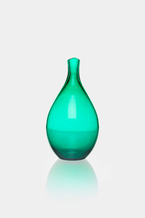 Monica Bratt, Reijmyre Glasbruk, Grüne Vase, Schweden, 50er