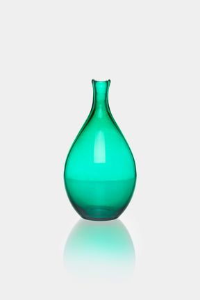 Monica Bratt, Reijmyre Glasbruk, Grüne Vase, Schweden, 50er