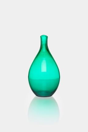 Monica Bratt, Reijmyre Glasbruk, Grüne Vase, Schweden, 50er