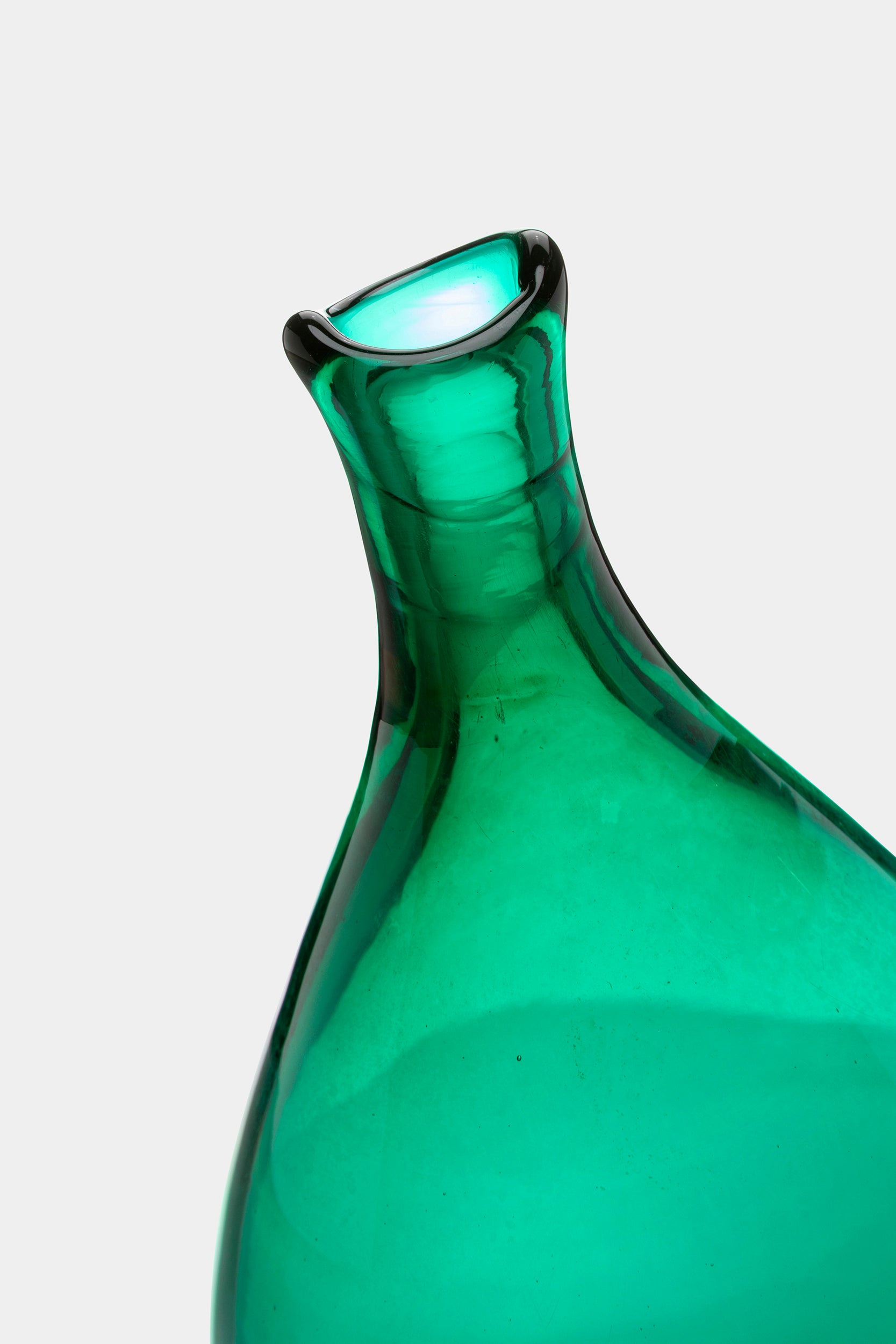 Monica Bratt, Reijmyre Glasbruk, Grüne Vase, Schweden, 50er