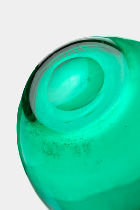 Monica Bratt, Reijmyre Glasbruk, Grüne Vase, Schweden, 50er