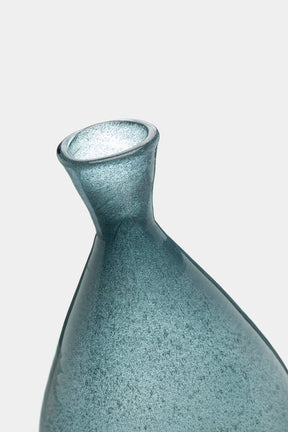 Bertil Vallien Glas Vase Blau, Boda 60er