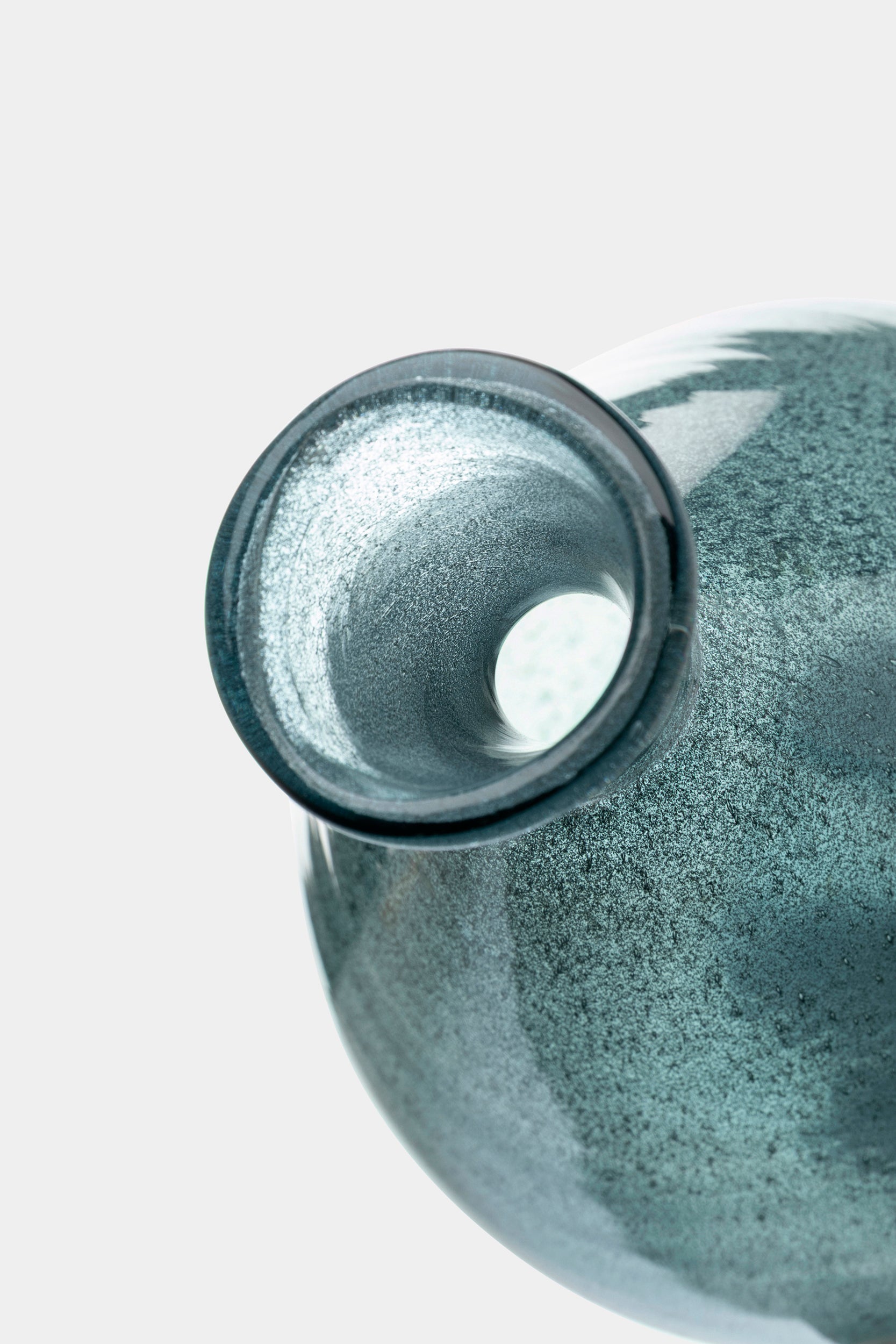 Bertil Vallien Glas Vase Blau, Boda 60er
