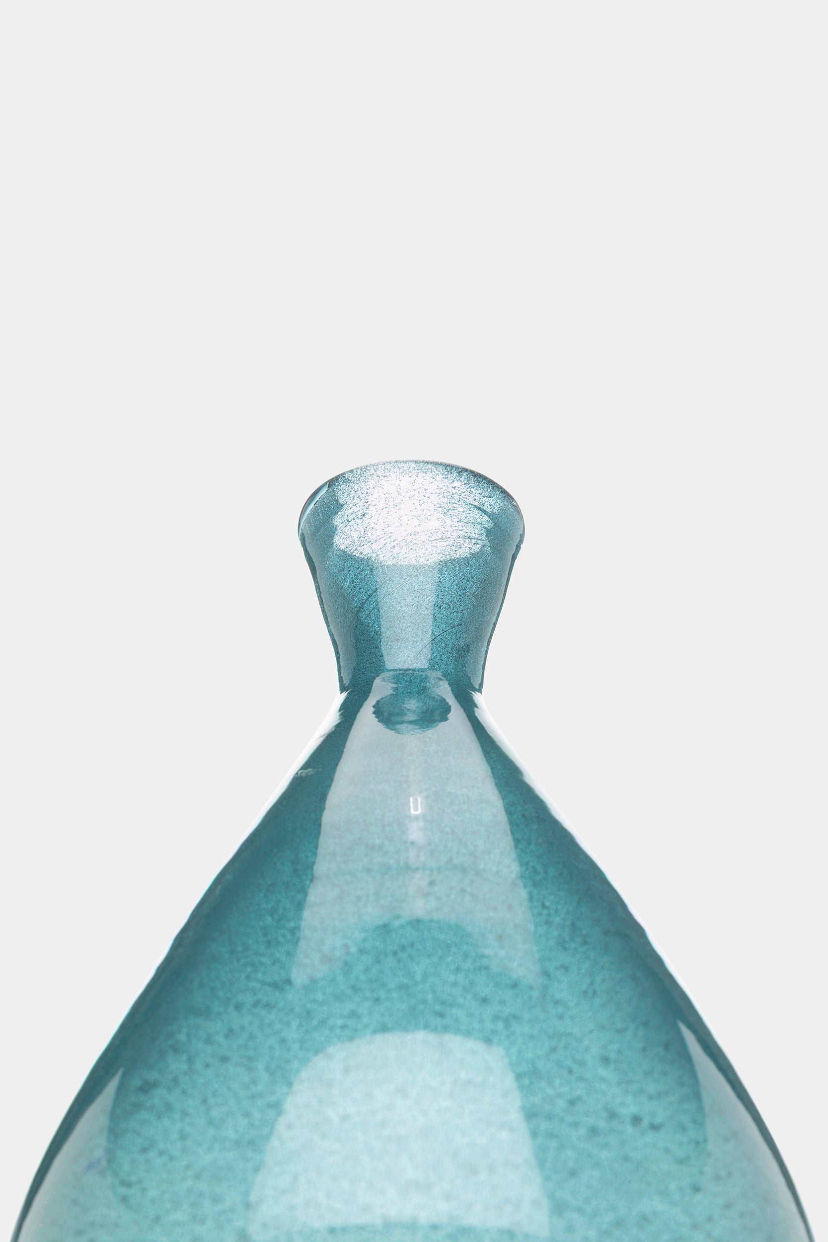 Bertil Vallien Glas Vase Blau, Boda 60er