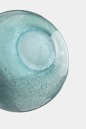 Bertil Vallien Glas Vase Blau, Boda 60er