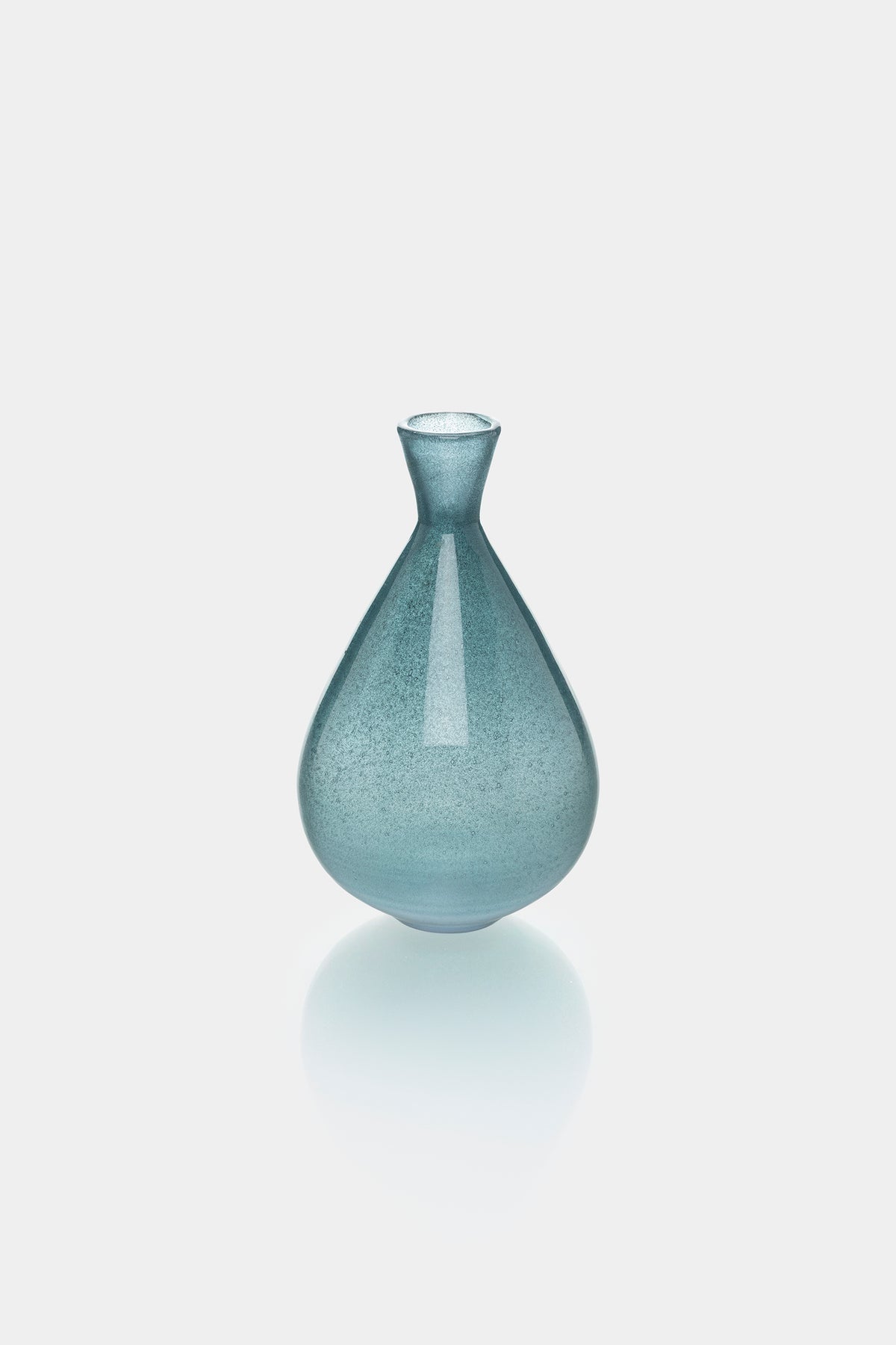 Bertil Vallien Glas Vase Blau, Boda 60er