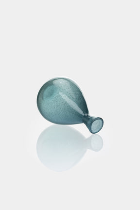 Bertil Vallien Glas Vase Blau, Boda 60er