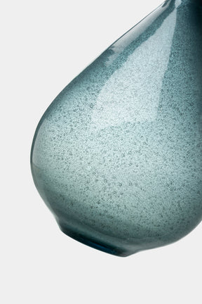 Bertil Vallien Glas Vase Blau, Boda 60er