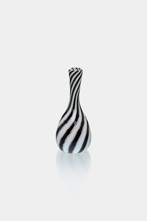 Dino Martens, Aureliano Toso, Mezza Filigrana Glass Vase, Italy, 50s