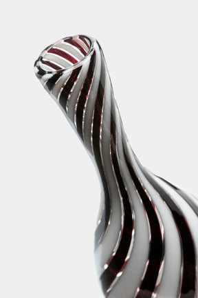 Dino Martens, Aureliano Toso, Mezza Filigrana Glass Vase, Italy, 50s