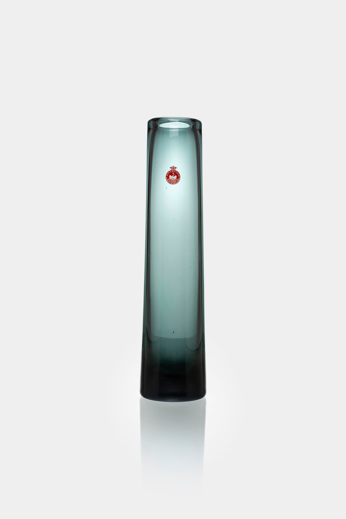 Per Lütken, Holmegaard, Chimney Glass Vase, Denmark, 60s