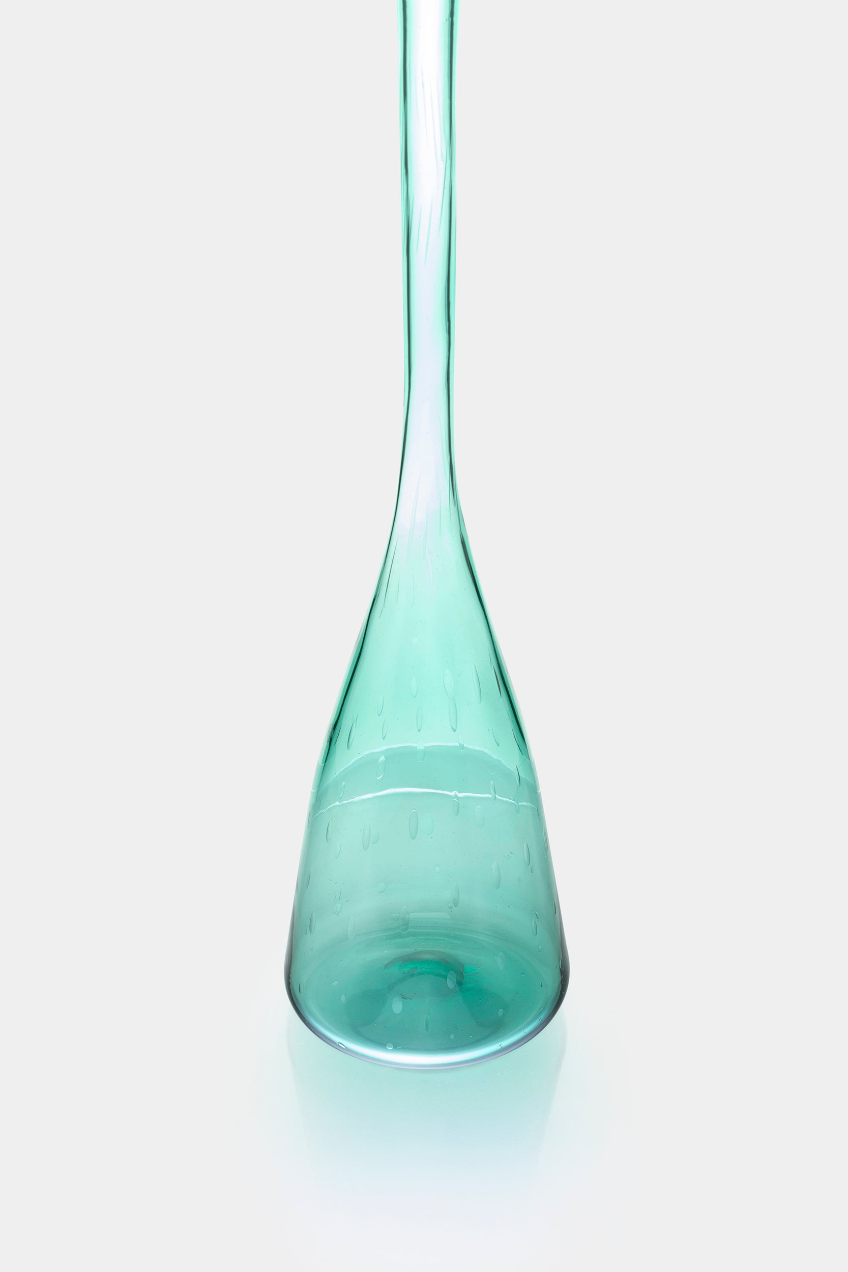 Grosse Vetro Verde d'Empoli Vase 50er