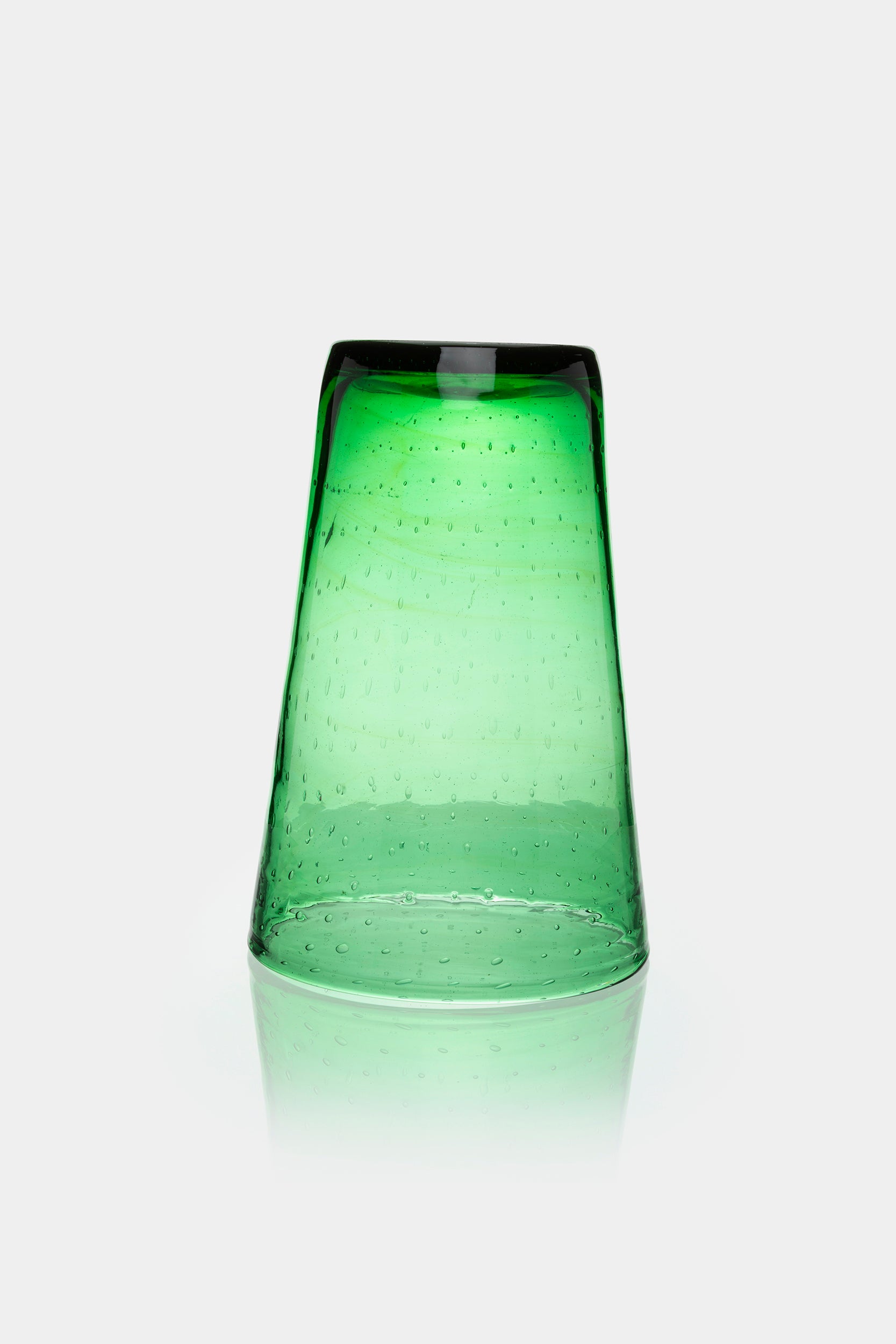 Vetro Verde d'Empoli, Big Vase, Italy, 50s