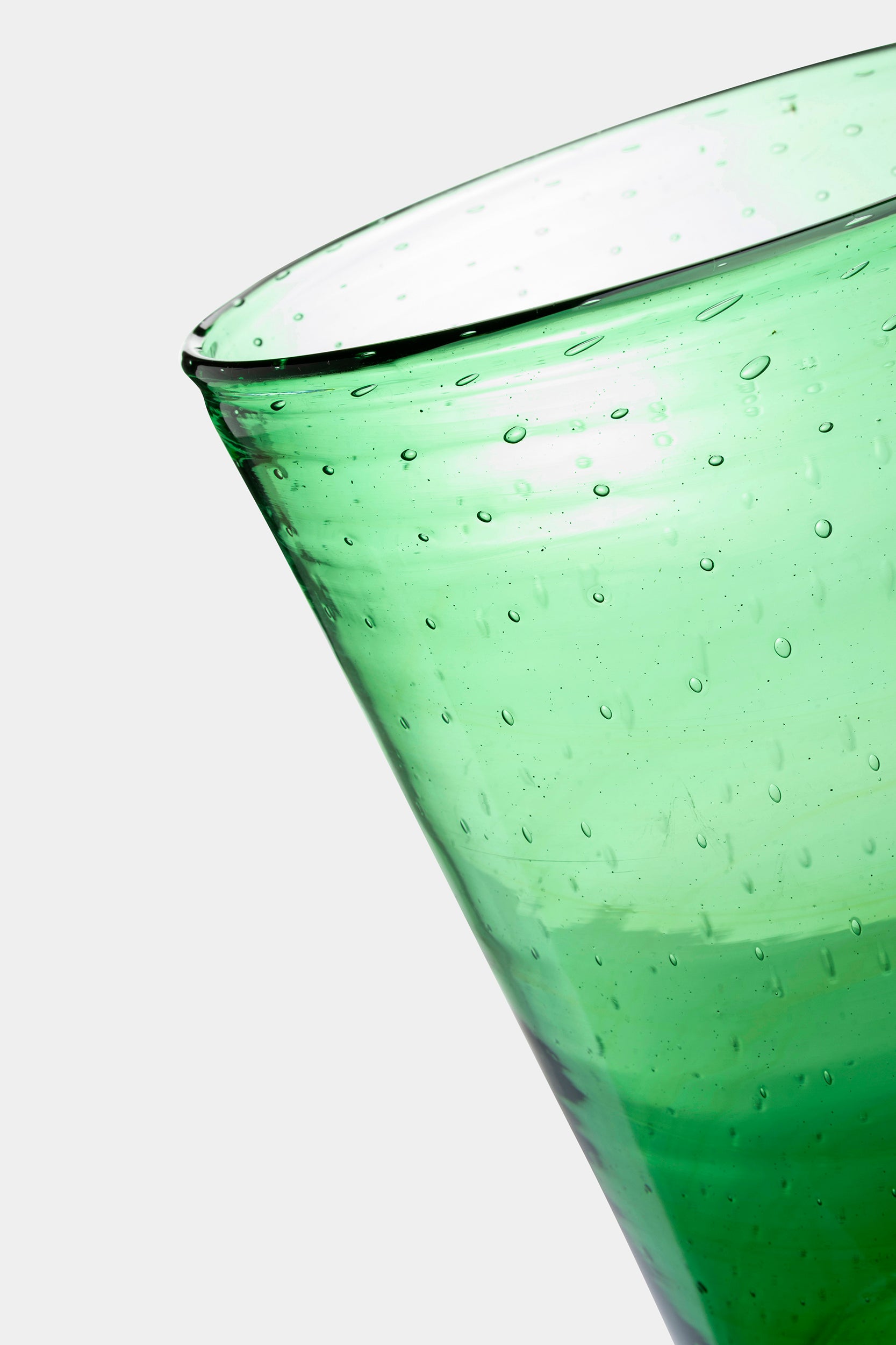 Vetro Verde d'Empoli, Big Vase, Italy, 50s